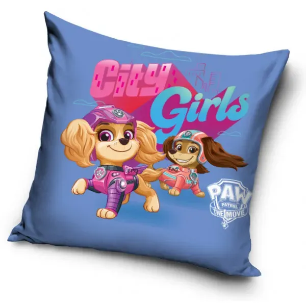 „Paw Patrol City Girl Kissenbezug – hochwertiger Kinderkissenbezug mit buntem Paw Patrol City Girl Motiv, ideal für Mädchen.