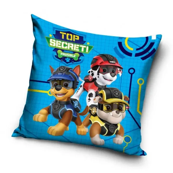 Paw Patrol Top Secret Kissenbezug Kinderzimmer Dekoration, weich, bunt, offizielles Lizenzprodukt“