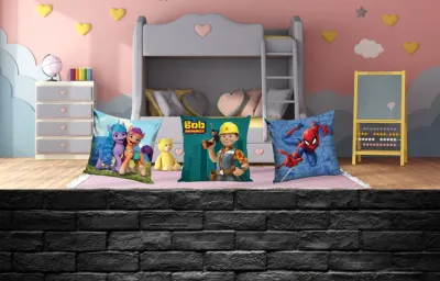 Bunte Kissenbezüge für Kinder – liebevolle Designs für Spielzimmer, Sofa oder Kinderbett