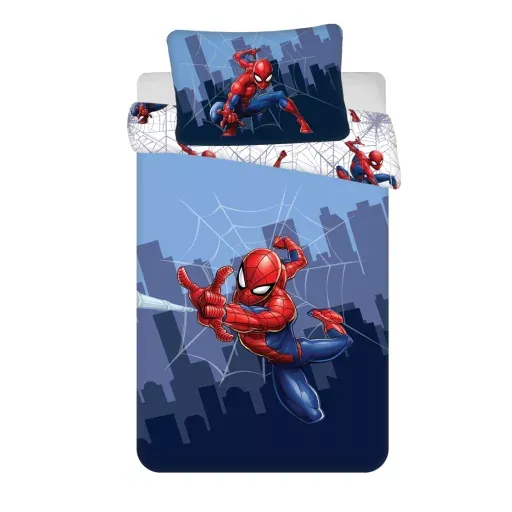 Marvel Spider-Man Bettwäsche II 100x135 + 40x60 cm – offizielles Design