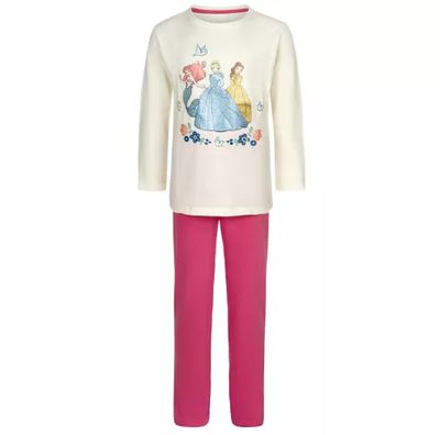 Langarm Pyjama Disney Prinzessinnen – Mädchen Größe 98/104