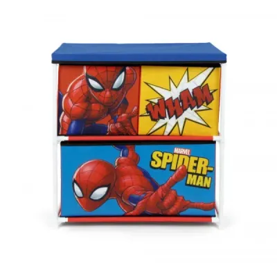 Spider-Man Aufbewahrungsschrank mit 3 Boxen | Marvel Kinder