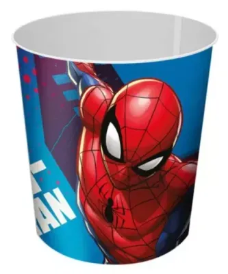 Marvel Spider-Man Mülleimer 5 L – Kinderzimmer Papierkorb (21 × 21,5 cm)