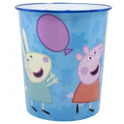 Peppa Wutz Mülleimer 5 L – Kinderzimmer Papierkorb (21 × 21,5 cm) Peppa Wutz Mülleimer 5 L – Kinderzimmer Papierkorb (21 × 21,5 cm)
