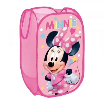 Disney Minnie Mouse Aufbewahrungsnetz faltbar 36×36×58 cm – Kinderzimmer Organizer