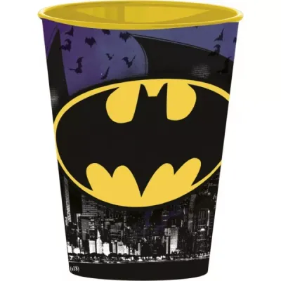 Batman Trinkbecher Batman Trinkbecher Kinder – Kunststoff Becher 260 ml