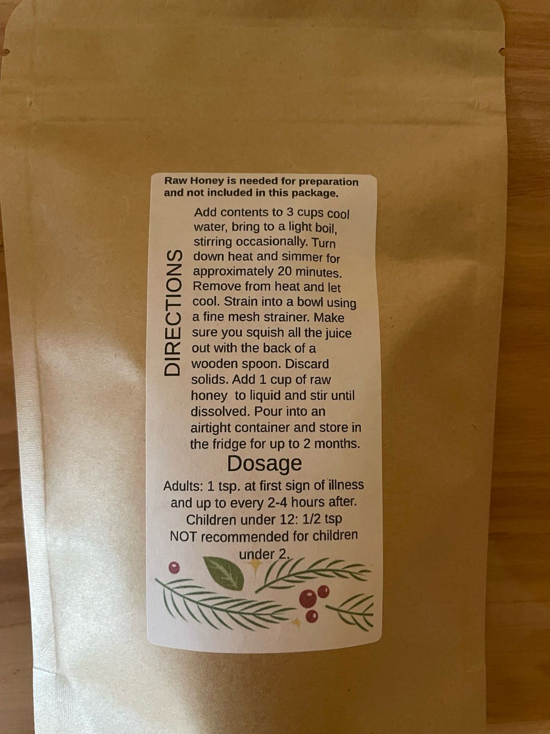 Elderberry Syrup Kit