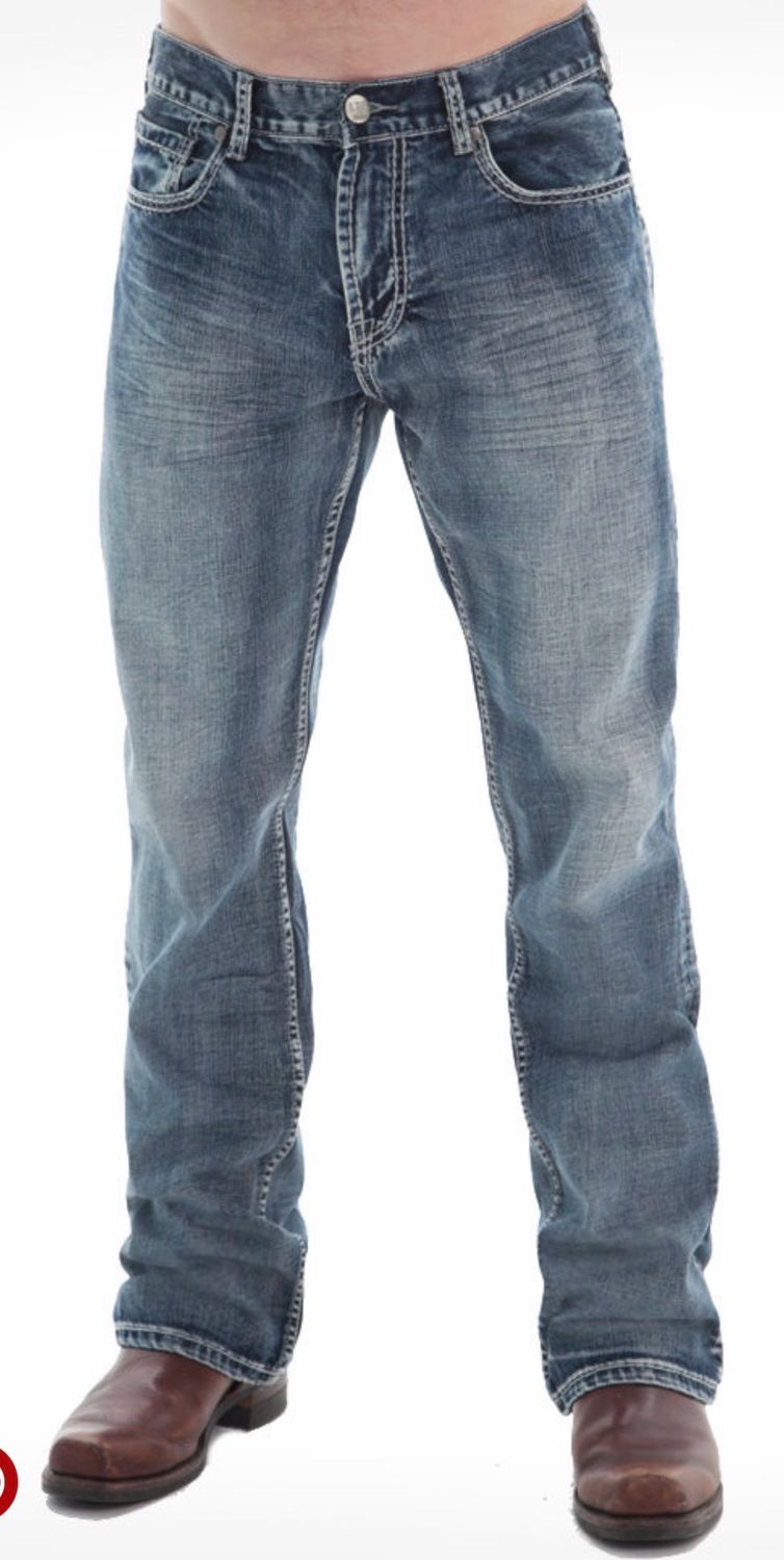 B Tuff "Steel" Iron Creek Straight-Leg Jeans