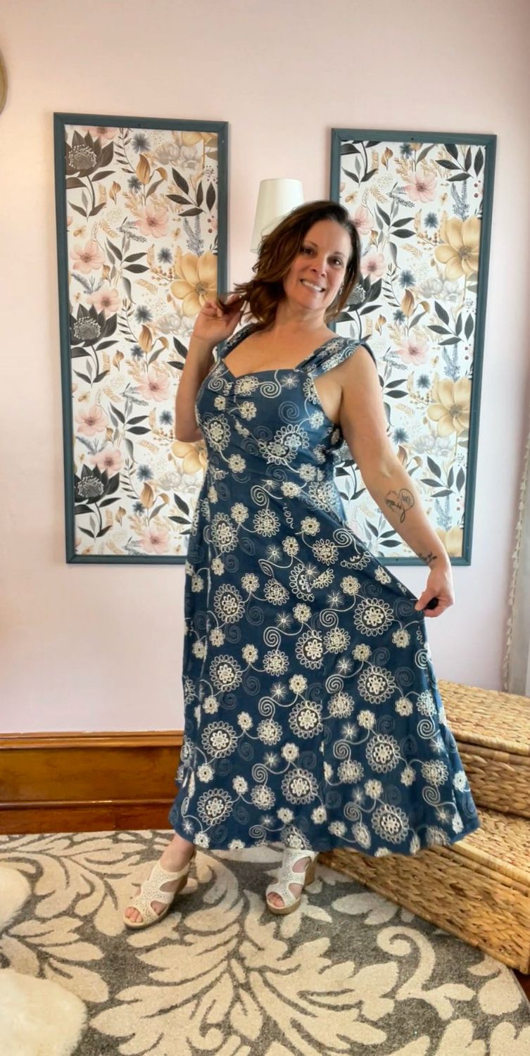 The Zoe and Claire Wildflower Maxi