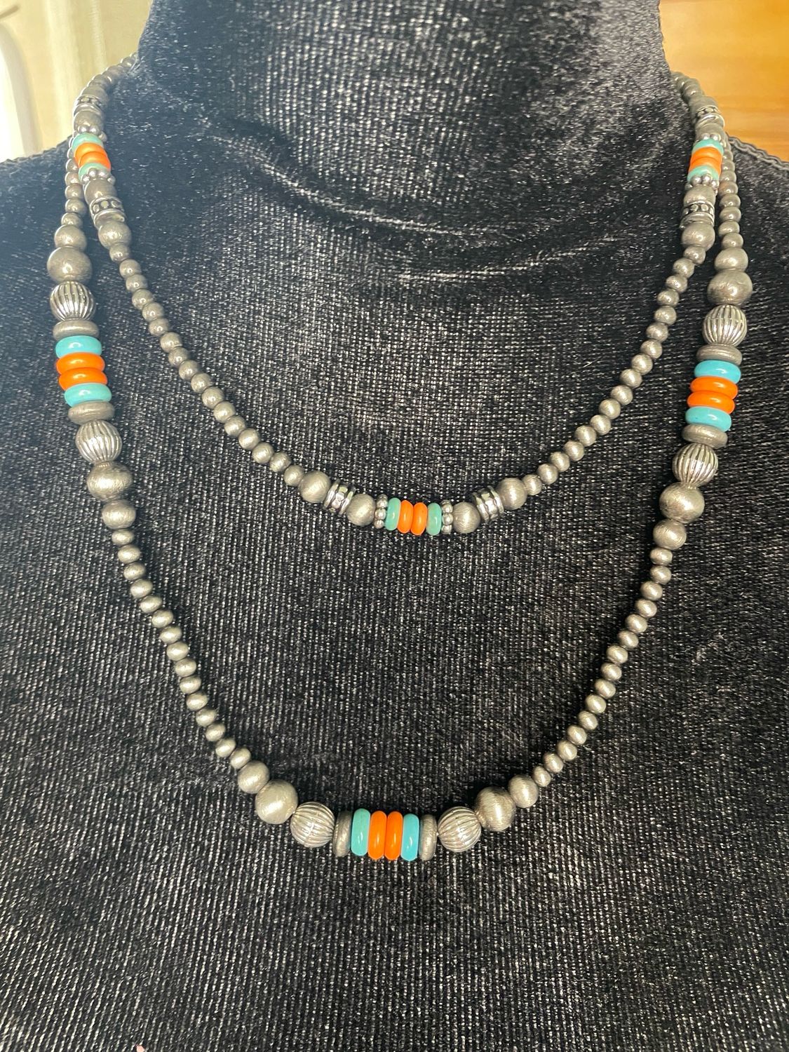 The Horizon Icon Double Strand Necklace