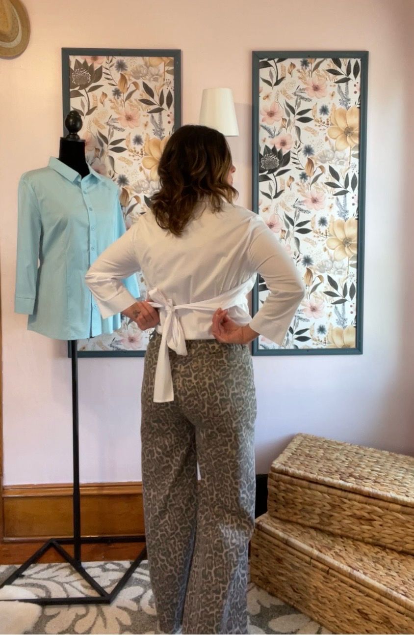 The Essential Wrap Blouse