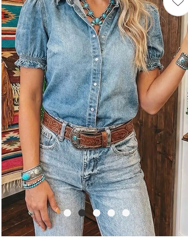 Darlin' Denim Snap-Front