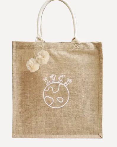 Handmade Reusable Jute Gift Bag &amp; Tote