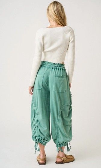 Mineral Wash Drop Pocket Joggers