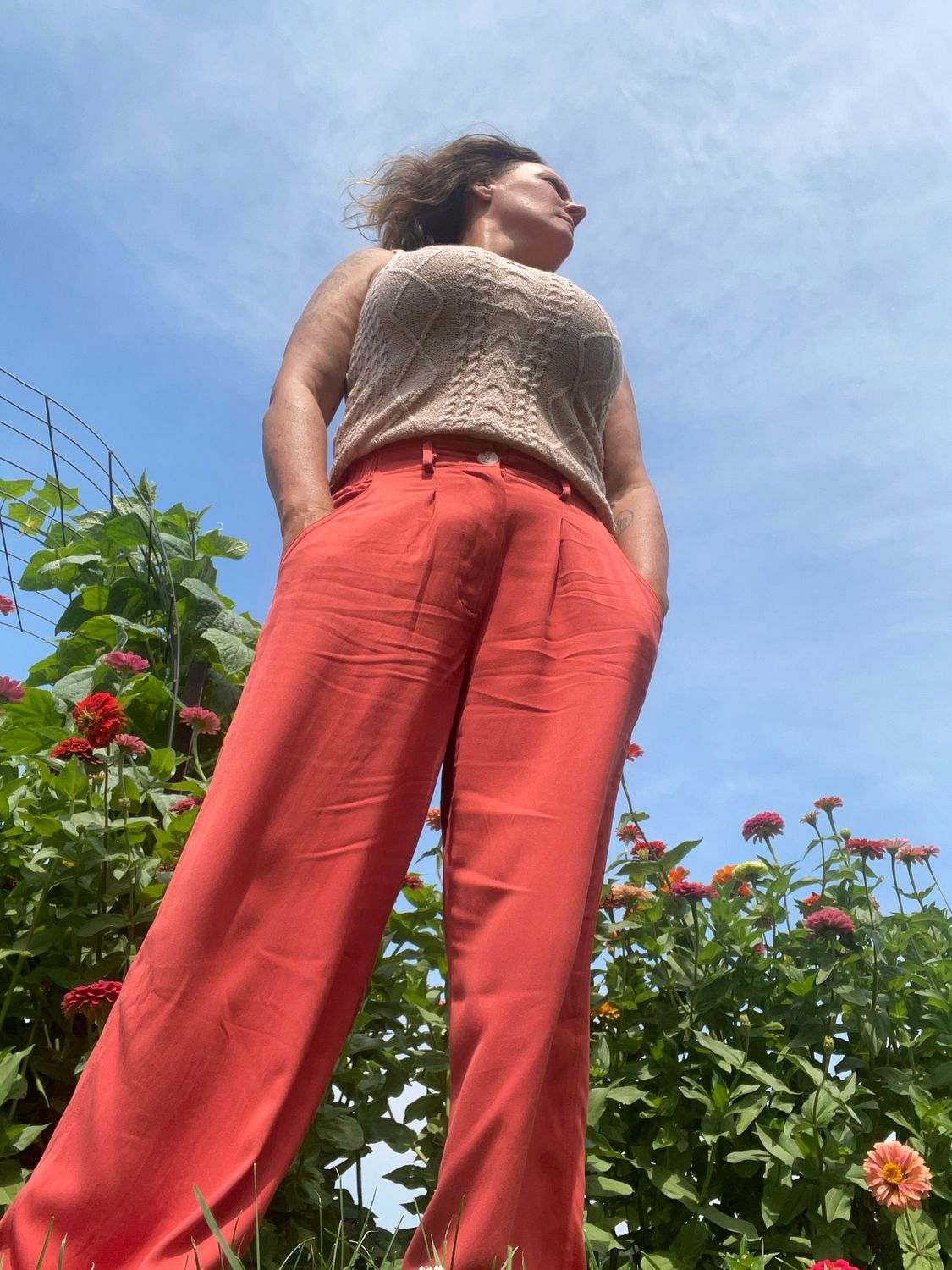 The Sunset Sol Wide-Leg Trousers
