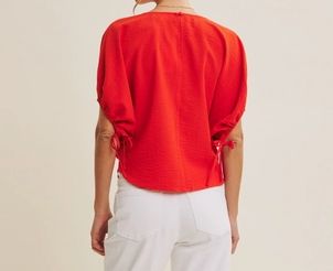 The Effortless Dolman Crinkle Blouse