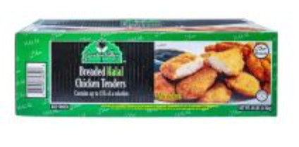 Garden Valley Breaded Halal Chicken Tenders, 10 lb