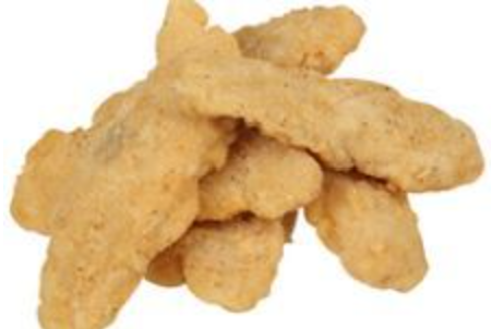 Frozen Tyson - Cooked, Breaded Homestyle Chicken Fritter Tenders, 10 lb