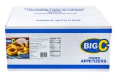 Frozen Big C - Breaded Steak Cut Onion Rings, 8 lb