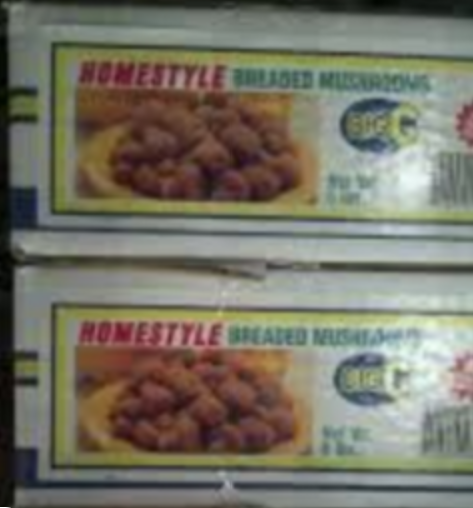 Frozen Big C - Whole Button Breaded Mushroom, 6 lb