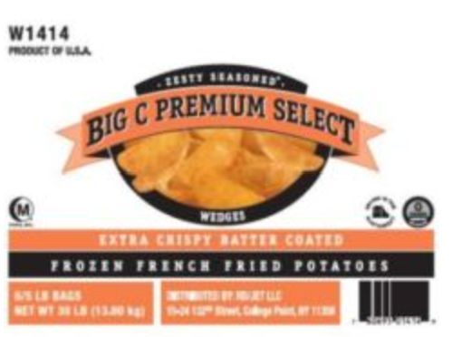 Big C - Premium Select Zesty Seasoned, Straight Cut French Fries, 30 lb