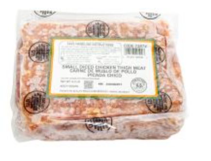 Diced Chicken Thigh Meat, Small Dice