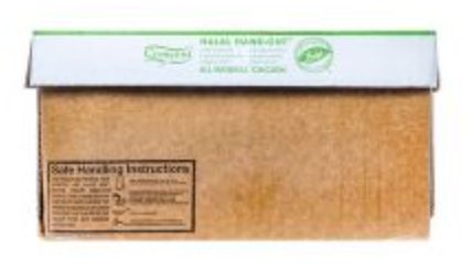 Whole Chicken, Hand Cut, Halal, average case weight 40 lb