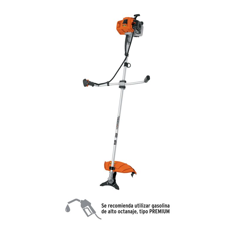 CHAPEADORA A GASOLINA 63 CC MANGO TIPO &#39;BICI&#39;, 17&#39; CORTE