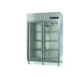 ARMARIO REFRIGERACION GASTRO NORM DOS PUERTAS DE CRISTAL CGRE-1002-SPF
