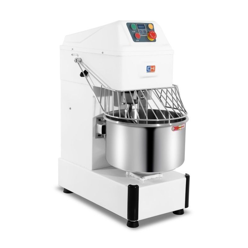 AMASADORA ESPIRAL CUBA Y CABEZAL FIJO DOS VELOCIDADES 20 LITROS