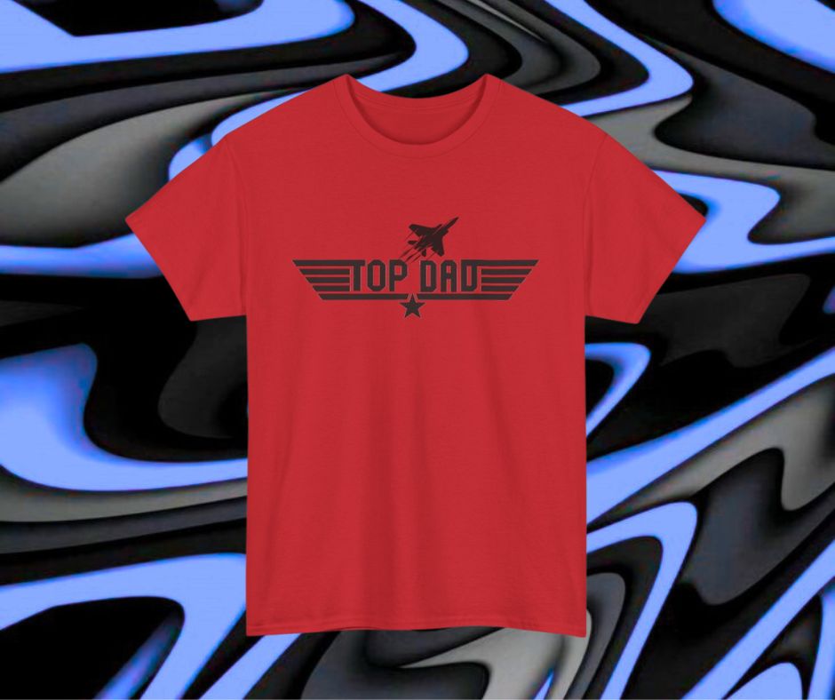 Top Dad HTV vinyl design