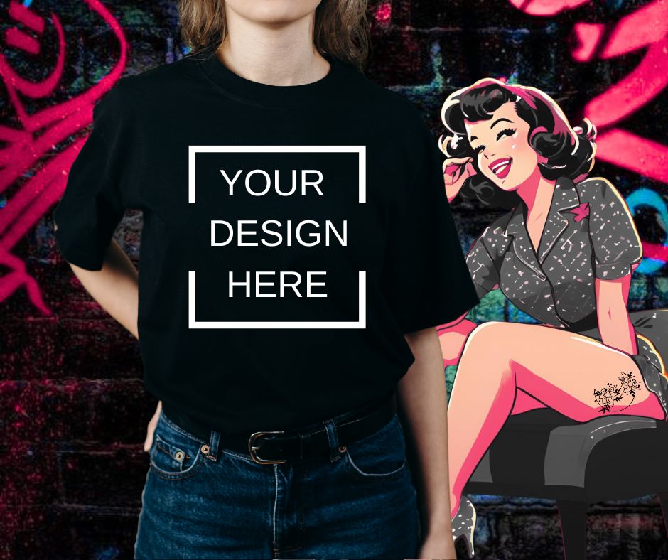 Unisex design your T-shirt Front only