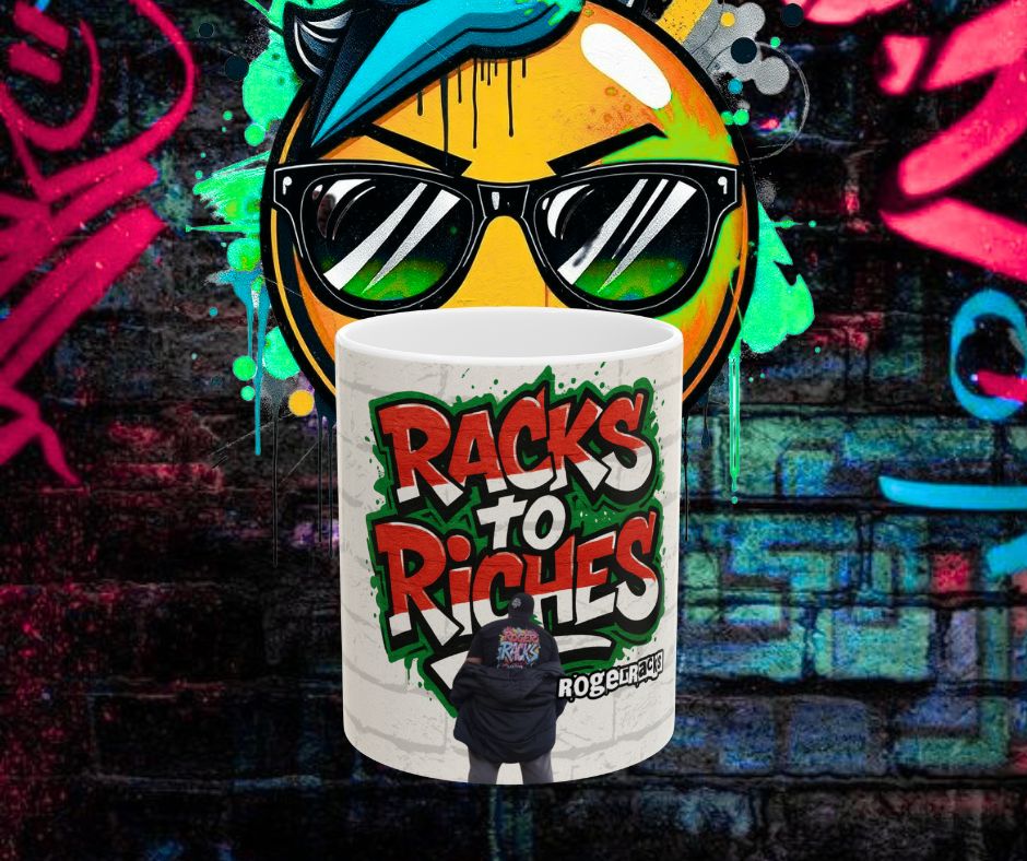 Offical RogerRacks Racks to Riches Sublimation 11oz Mug