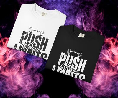 Push your Limits Mens Fitness Tee&#39;s