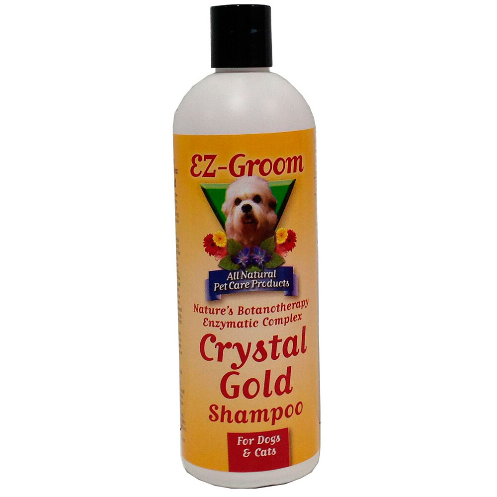 EZ Groom Crystal Gold энзимный  шампунь “Золотой Кристалл” 500 мл