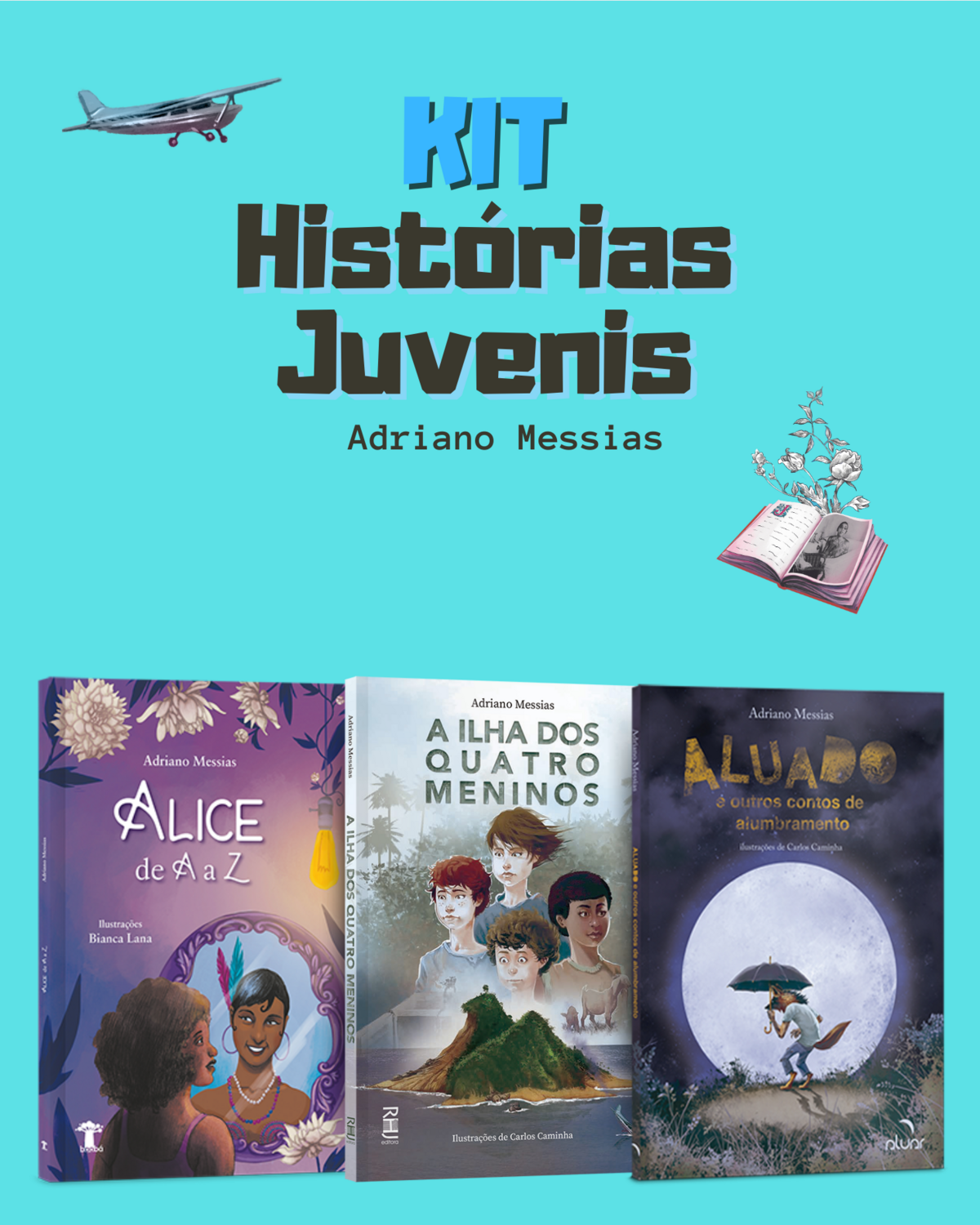 Kit histórias juvenis - Adriano Messias Kit histórias juvenis - Adriano Messias