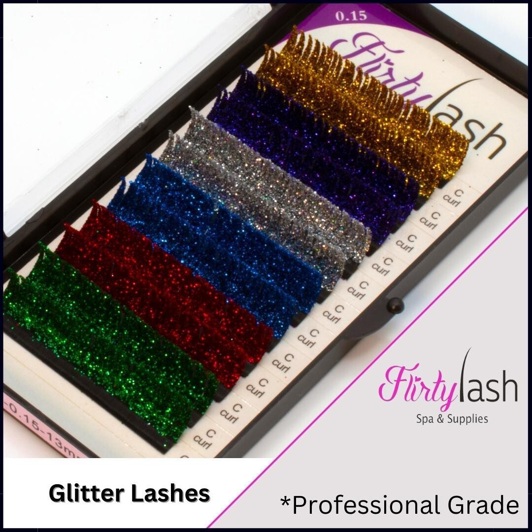 Glitter Lashes C curl .15 13mm