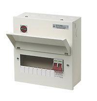 Wylex - 8 Way Main Switch Consumer Unit - Metal - NM806
