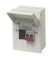 Wylex - 2 Way Main Switch Consumer Unit - Metal - NM206/63