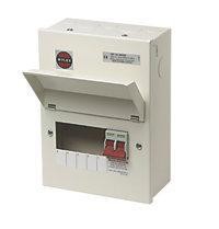 Wylex - 5 Way Main Switch Consumer Unit - Metal - NM506