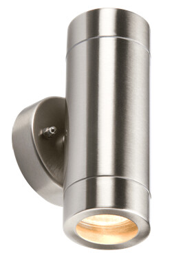 IP65 Lightweight Stainless Steel Up and Down Wall Light GU10