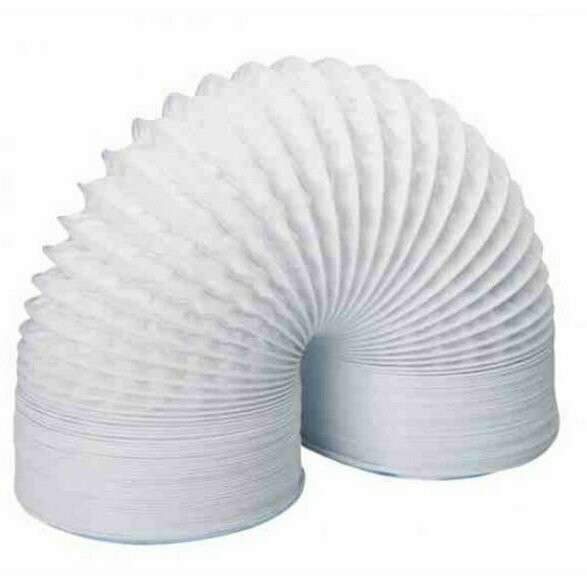100mm PVC Flexible Ducting - 1M - White