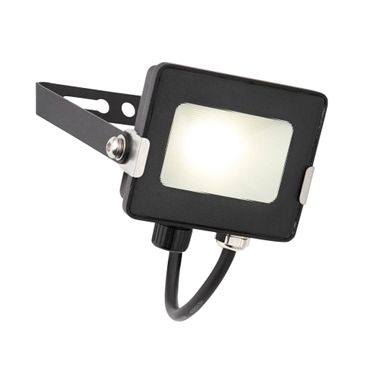 10W 240V LED Floodlight - Black - Saxby