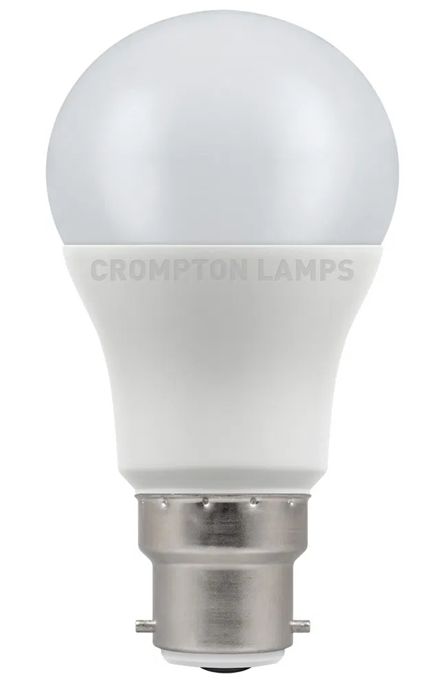 8.5W LED GLS BC/B22 Cap Light Bulb - Crompton - Cool White - 11731