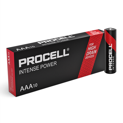 Duracell Procell Intense AAA Batteries - Pk10 Duracell Procell Intense AAA Batteries - Pk10