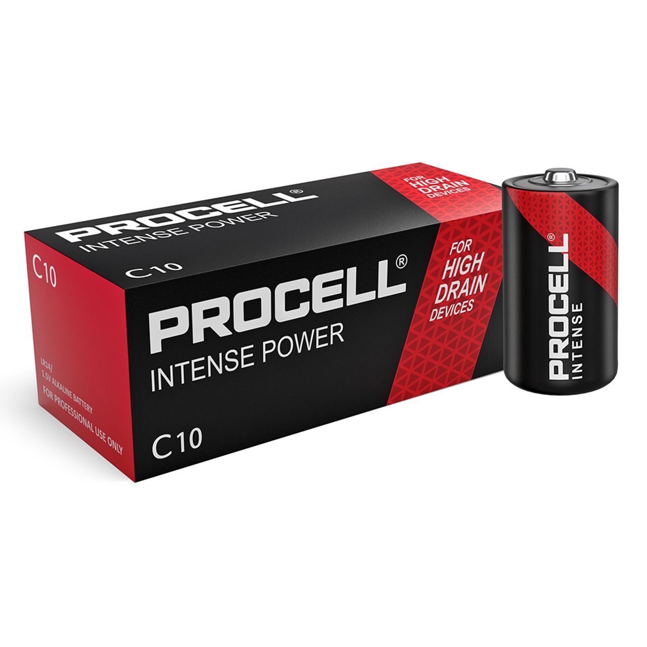 Duracell Procell Intense C Type - Pk10 Duracell Procell Intense C Type - Pk10