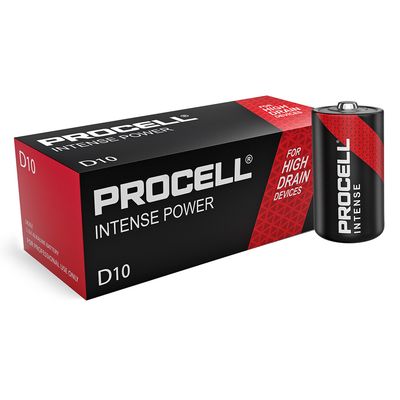 Duracell Procell Intense D Type - Pk10 Duracell Procell Intense D Type - Pk10