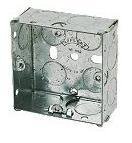 1 Gang 25mm Recessed Metal Back Box
