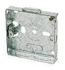 1 Gang 16mm Recessed Metal Back Box