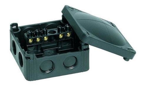 Wiska - COMBI 308 IP66/67 Weatherproof Junction Box - Black